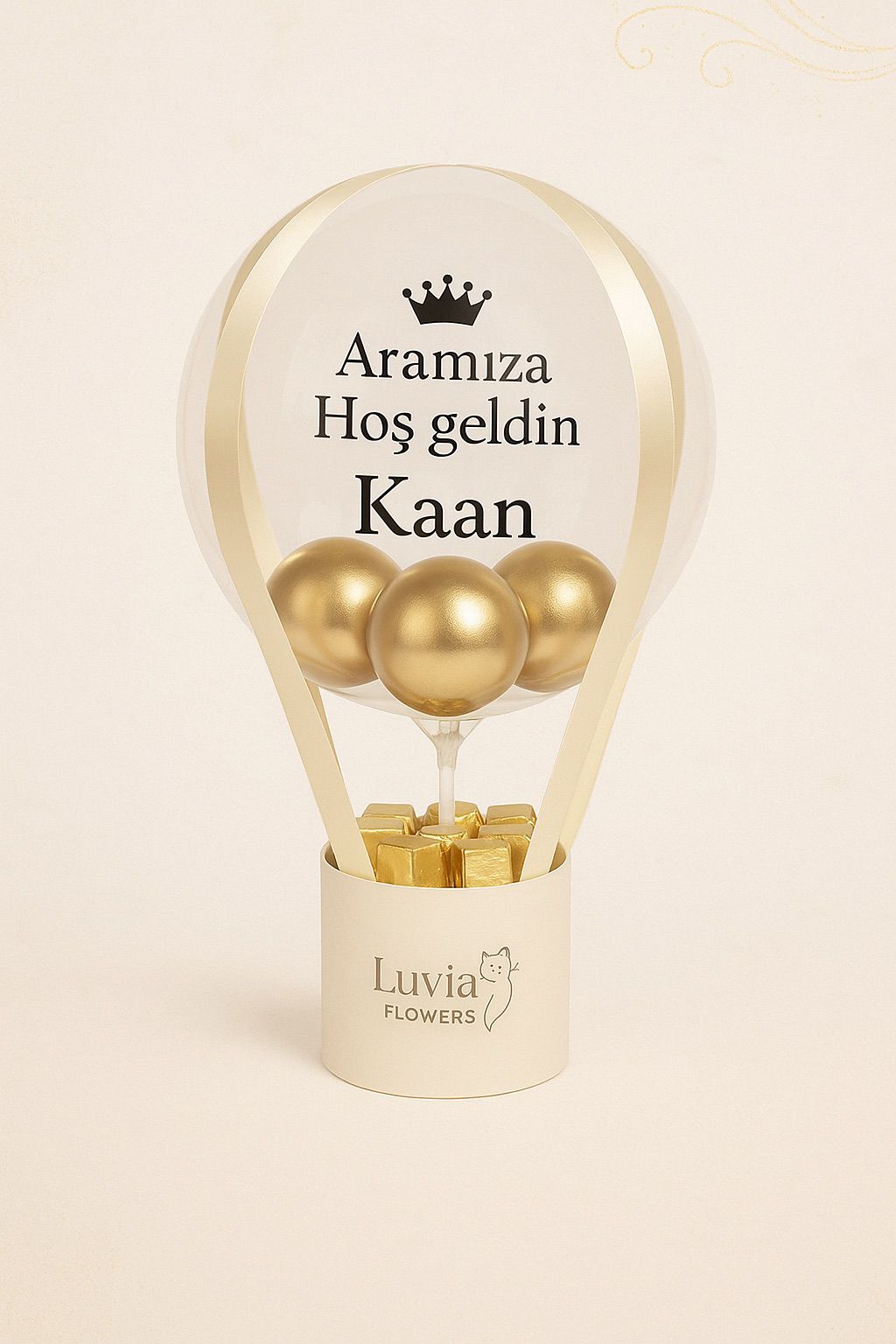 Balonlu Rocher Çikolatalı Kutu